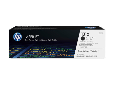 hp Toner no. 131X CF210X pour hp LaserJet série pro, 2 pcs