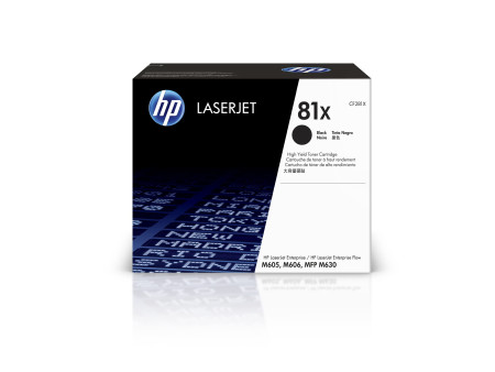 hp Toner no. 81X CF281XL pour hp LaserJet, noir