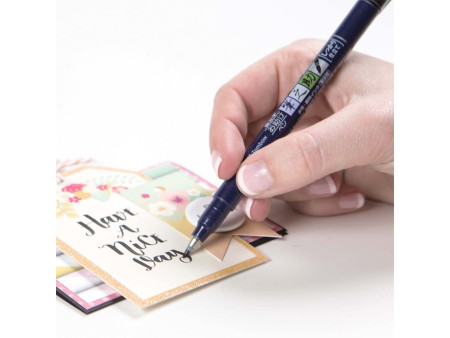 Tombow Stylo de calligraphie Fudenosuke, noir