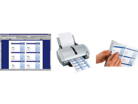 sigel cartes de visite doubles 3C, 90/180 x 55 mm, extra