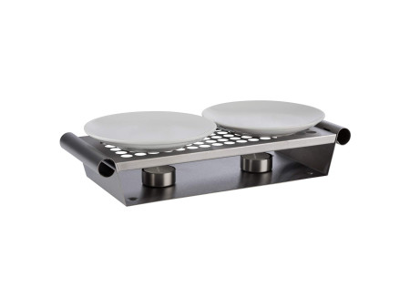 APS Chauffe-plat, 2 bougies, (L)340 x (P)130 x (H)60 mm
