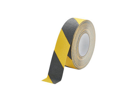 DURABLE Bande antidérapante DURALINE GRIP, 75 mm, noir/jaune