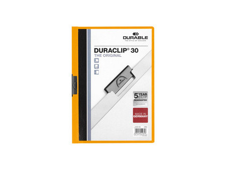 DURABLE chemise à clip DURACLIP ORIGINAL 30, format A4,noir