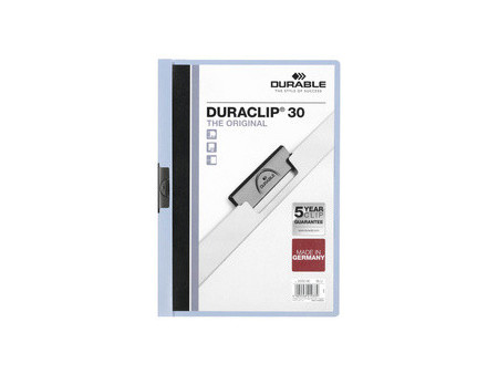 DURABLE chemise à clip DURACLIP ORIGINAL 30, format A4,noir