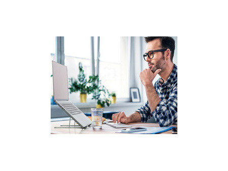 DURABLE Support pour ordinateur portable FOLD, argent
