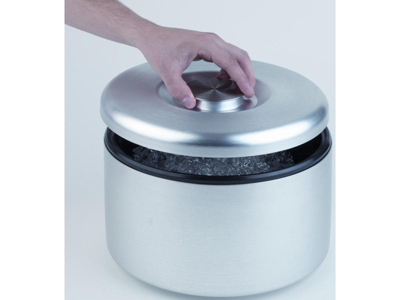 APS Bac à glaçons ARCTIC, en PS/aluminium, 3 litres, argent