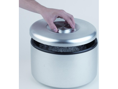 APS Bac à glaçons ARCTIC, en PS/aluminium, 6 litres, argent