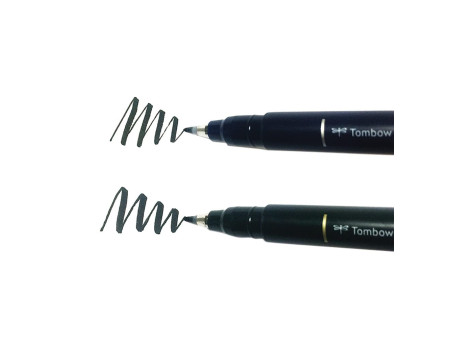 Tombow Stylo de calligraphie Fudenosuke, noir