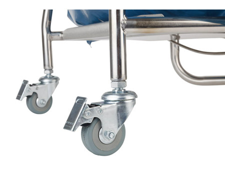 APS Support de sac poubelle QUICKSTEP, 120 litres, argent