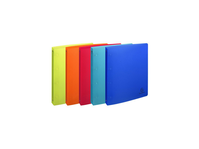 EXACOMPTA Classeur à anneaux Linicolor, PP, 4 anneaux, A4