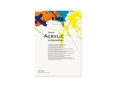 KREUL Bloc pour artiste 'Paper Acrylic', 10 feuilles, A4