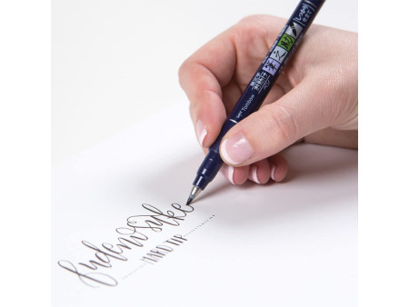 Tombow Stylo de calligraphie Fudenosuke, noir