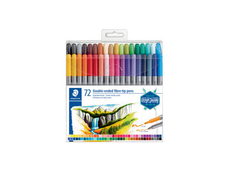 STAEDTLER Feutre double pointe Design Journey, étui de 120