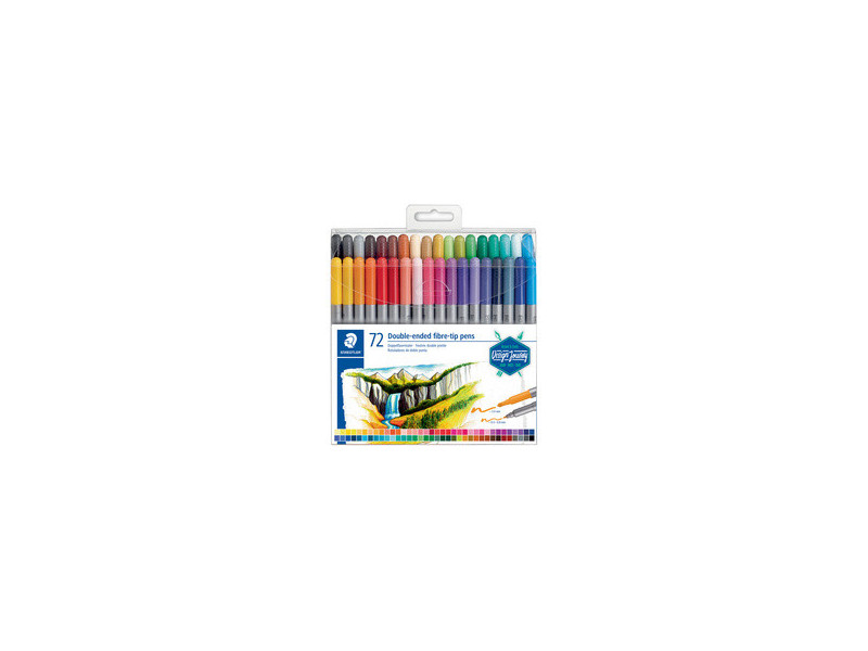 STAEDTLER Feutre double pointe Design Journey, étui de 120