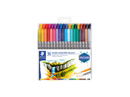 STAEDTLER Feutre double pointe Design Journey, étui de 120