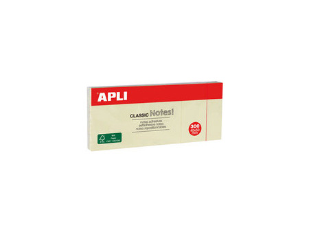 APLI Notes adhésives 'CLASSIC Notes!', 40 x 50 mm, jaune