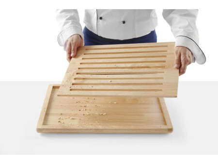 APS Planche à pain RUBBERWOOD, (L)475 x (P)320 x (H)20 mm