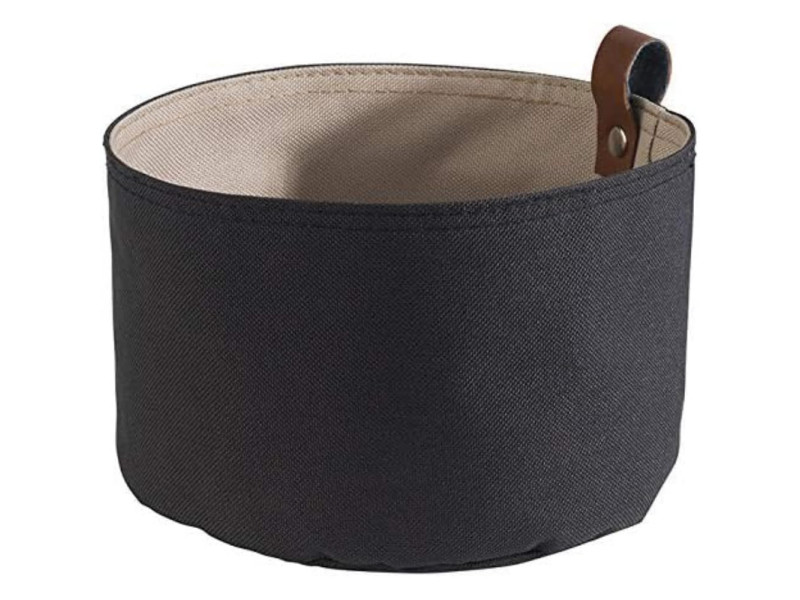 APS Corbeille à pain, diamètre: 170 mm, gris foncé / beige