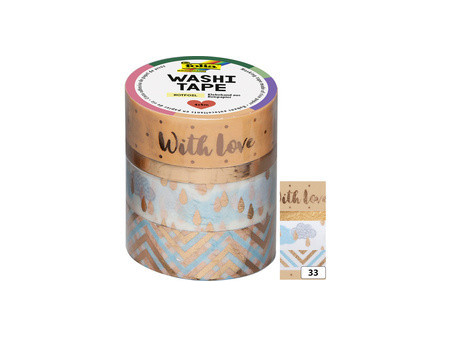 folia Rubans autocollants déco Washi-Tape HOTFOIL CUIVRE