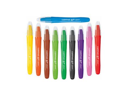 Maped Craie gel COLOR'PEPS GEL, étui plastique de 10