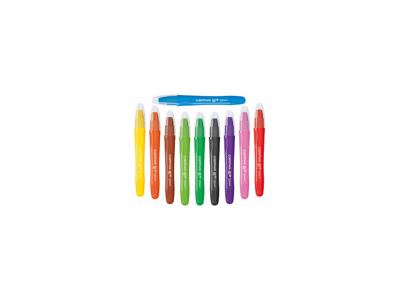 Maped Craie gel COLOR'PEPS GEL, étui plastique de 10