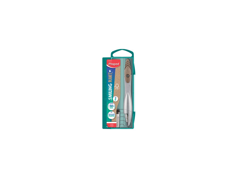 Maped Coffret compas STUDY SMILING PLANET, 2 pièces