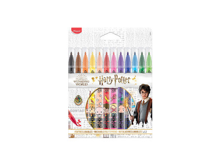 Maped Feutre HARRY POTTER, étui carton de 12