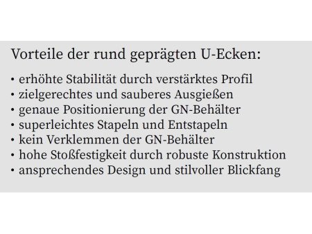 APS Récipient GN 1/4, (L)265 x (P)162 x (H)100 mm