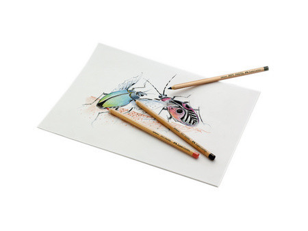 FABER-CASTELL Crayons de couleur PITT PASTELL, étui de 12 en
