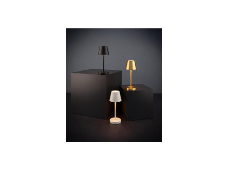 APS Lampe de bureau rechargeable à LED MERLE MICRO, blanc