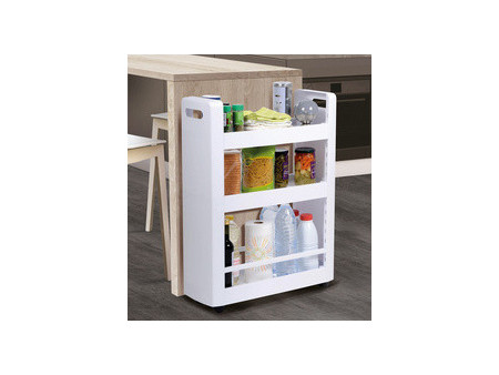 EDA Desserte mobile MOBILO, 3 tablettes, PP, anthracite