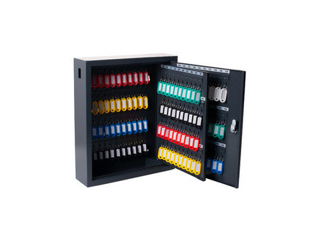 pavo Armoire à clés Deluxe, pour 150 clés, gris foncé