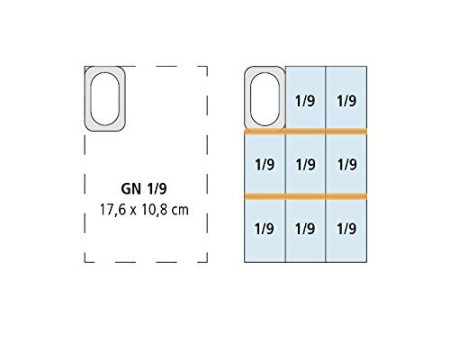 APS Récipient GN 1/9, (L)176 x (P)108 x (H)100 mm