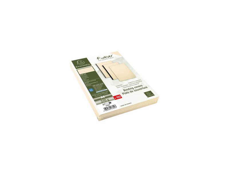 EXACOMPTA Couverture de reliure EVERCOVER, A3, ivoire