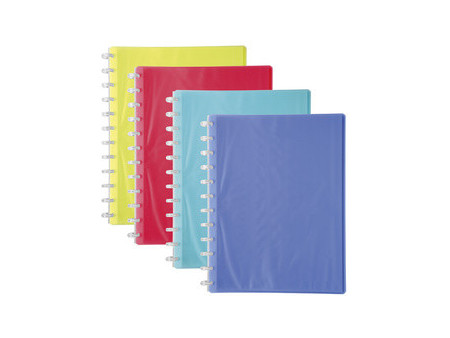 EXACOMPTA Recharge pochettes pour porte-vues Linicolor, A4