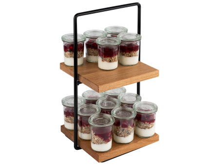 APS Etagère PERFECTO SMALL, 2 étages, chêne, hauteur: 405 mm