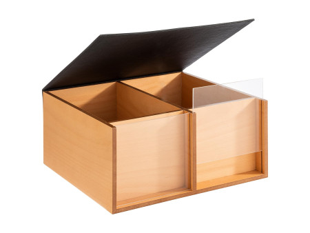 APS Boîte pour buffet TOAST BOX, 360 x 335 x 175 mm, chêne