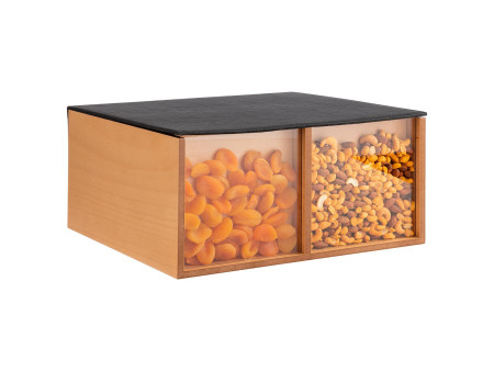 APS Boîte pour buffet TOAST BOX, 360 x 335 x 175 mm, chêne