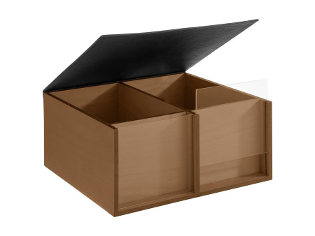 APS Boîte pour buffet TOAST BOX, 360 x 335 x 175 mm, chêne