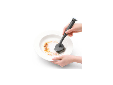 metaltex Brosse à vaisselle Brush-Up, gris