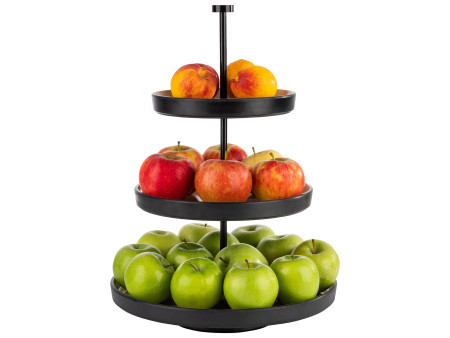 APS Etagère FRIDA, 3 étages, hauteur: 430 mm, noir