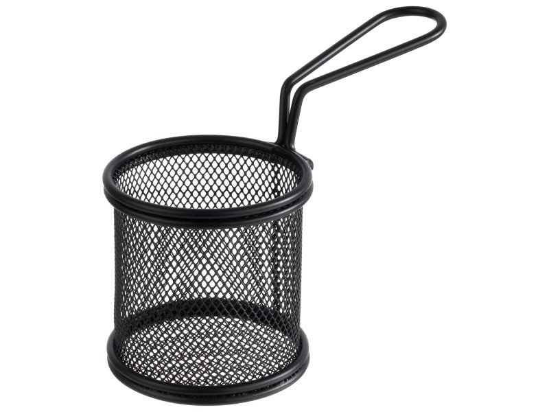 APS Panier de service pour friture SNACKHOLDER, 80 mm, noir