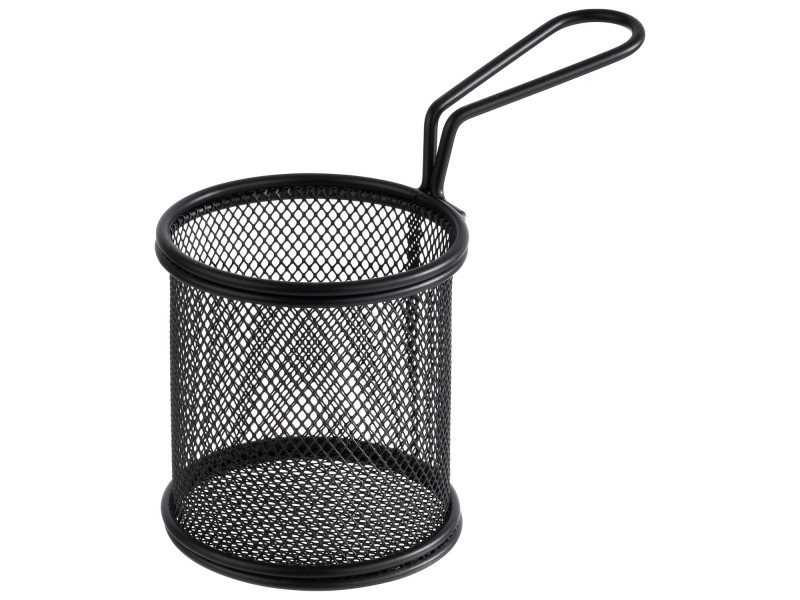 APS Panier de service pour friture SNACKHOLDER, 90 mm, noir