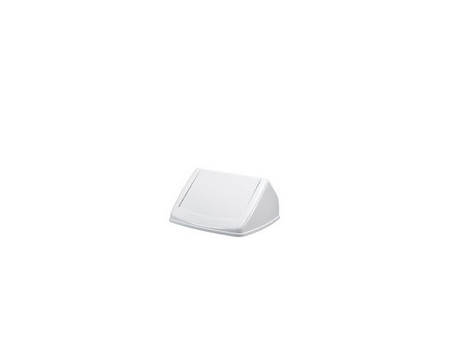 DURABLE Poubelle DURABIN SQUARE 40, forme carrée, blanc