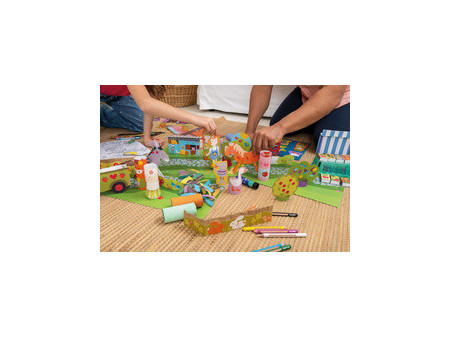 Pelikan Cahier d'art plastique upcycling 'ferme', A4