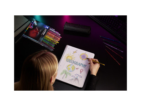 STAEDTLER Crayon de couleur NORIX, étui en carton de 12