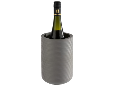 APS Rafraîchisseur de bouteille ELEMENT, béton strié, gris