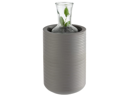 APS Rafraîchisseur de bouteille ELEMENT, béton strié, gris