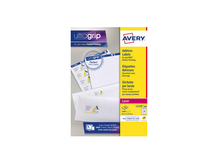 AVERY Etiquette d'adresse, 99,1 x 57 mm, blanc