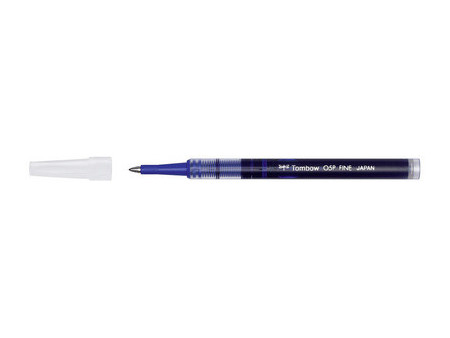 TOMBOW Recharge pour stylo roller, 0,7 mm, bleu